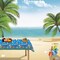 3 Packs Pool Party Tablecloths 51 x 87 Inch Waterproof Plastic Beach Tablecloth